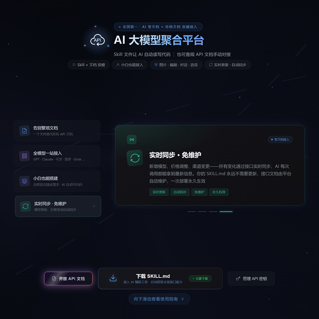 AI模型服务与创作工具示意图
